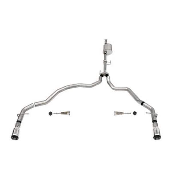 Corsa Exhaust Corsa 21167 Sport Dual Rear Exhaust System for 2021-2023 Ford F150 3.5T Ecoboost C1M-21167 - main
